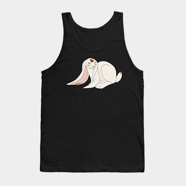 White Mokona Tank Top by FlannMoriath